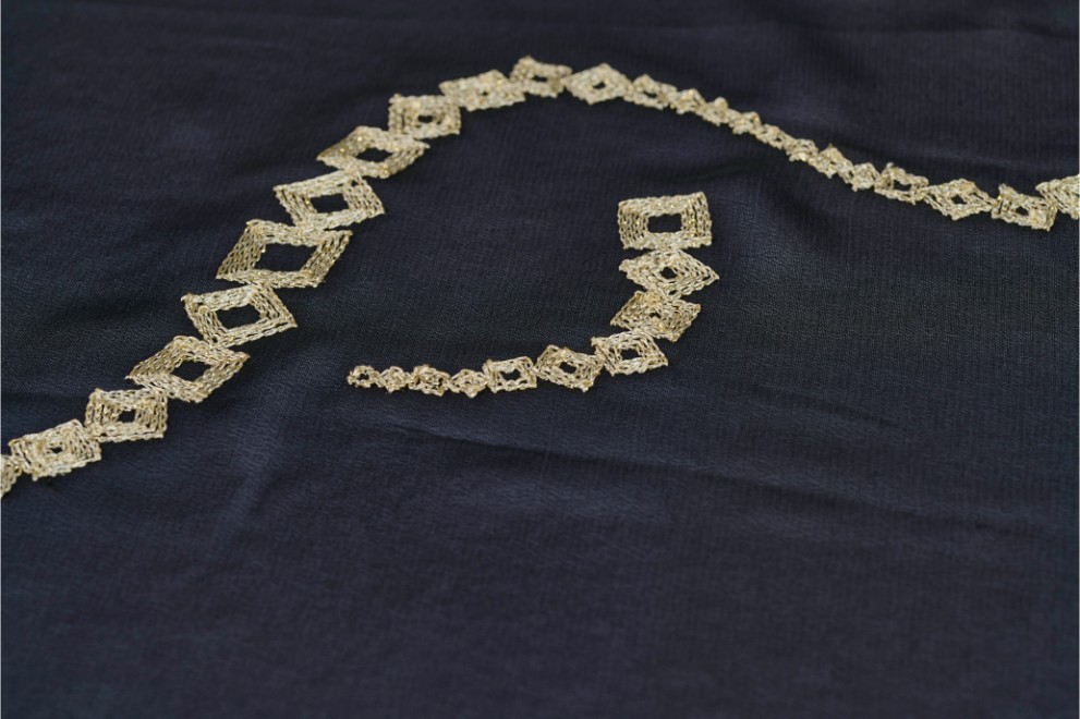 Embroidery on Chiffon - 11